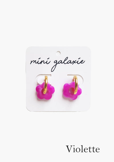 Scarlett Rouge Mini Flower Earrings