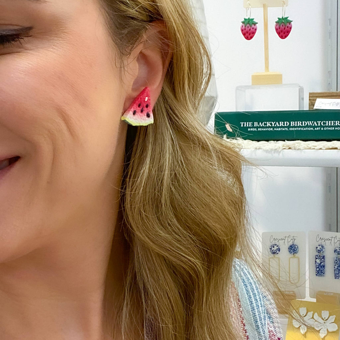 Watermelon Stud Earrings