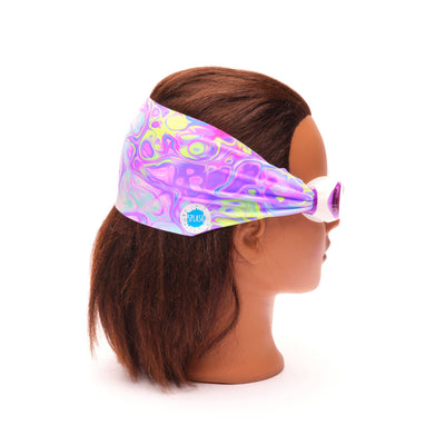 Pastel Swirl Swim Goggles