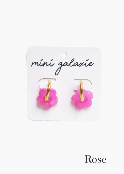 Ice Gold Mini Flower Earrings