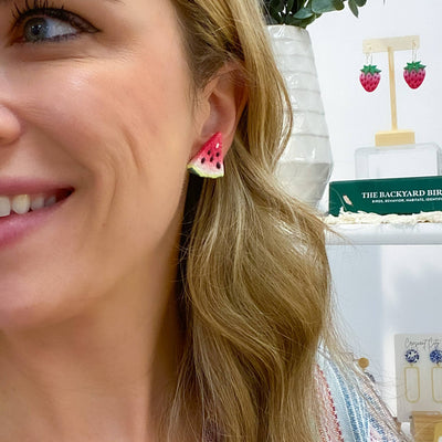 Watermelon Stud Earrings