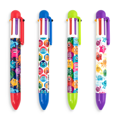 Monster 6 Click Multi Color Pens