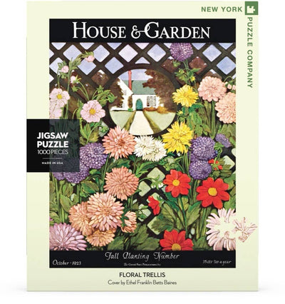 Floral Trellis - 1000 Piece Jigsaw Puzzle