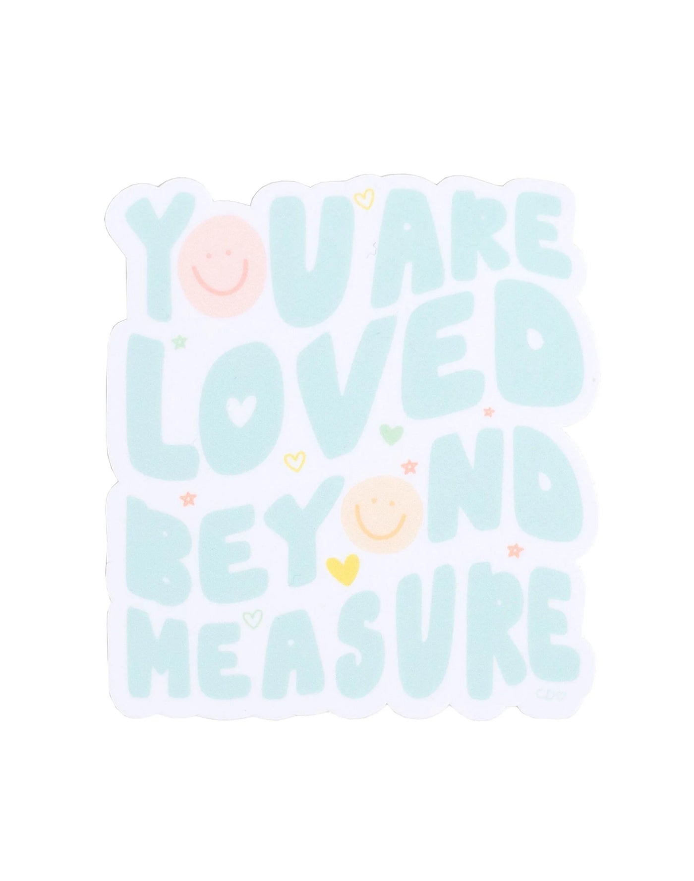 Loved Beyond Measure Decal Sticker