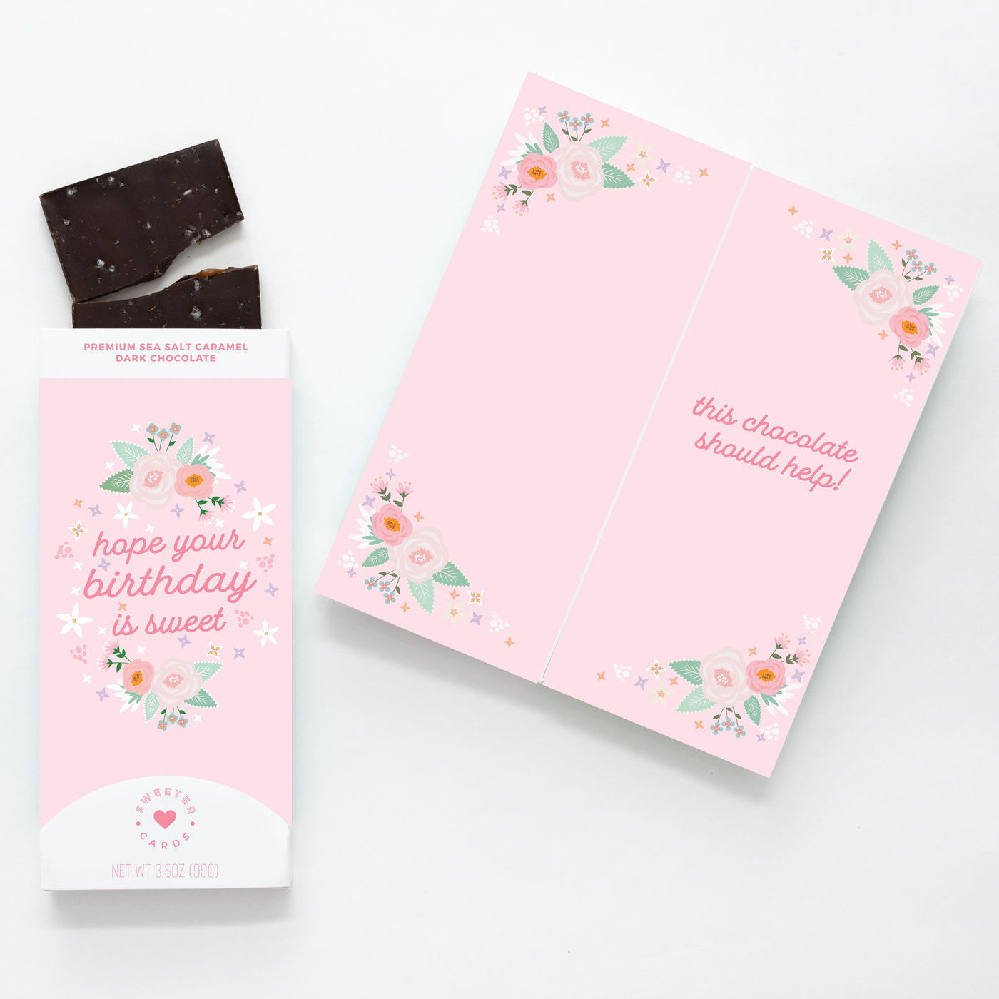 Hope your Birthday is Sweet Card + Chocolate Bar