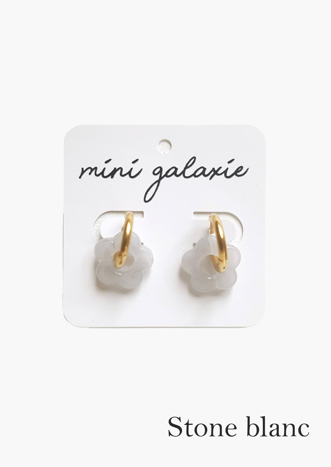 Ice Gold Mini Flower Earrings