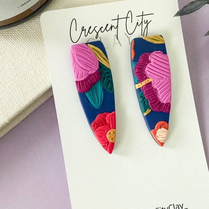 Dagger Earrings in Abstract