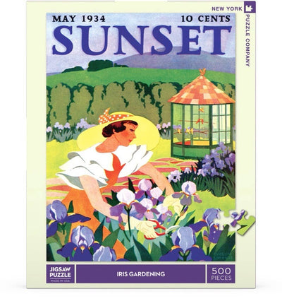 Iris Gardening - 500 Piece Jigsaw Puzzle