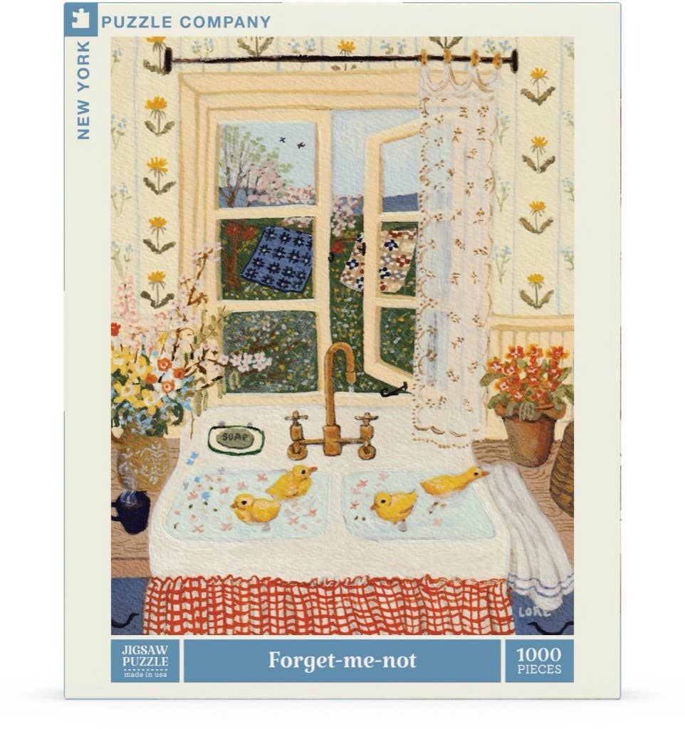 Forget-me-not Spring - 1000 Piece Jigsaw Puzzle