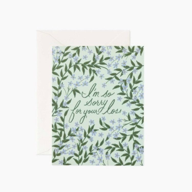 Laural Sympathy Card