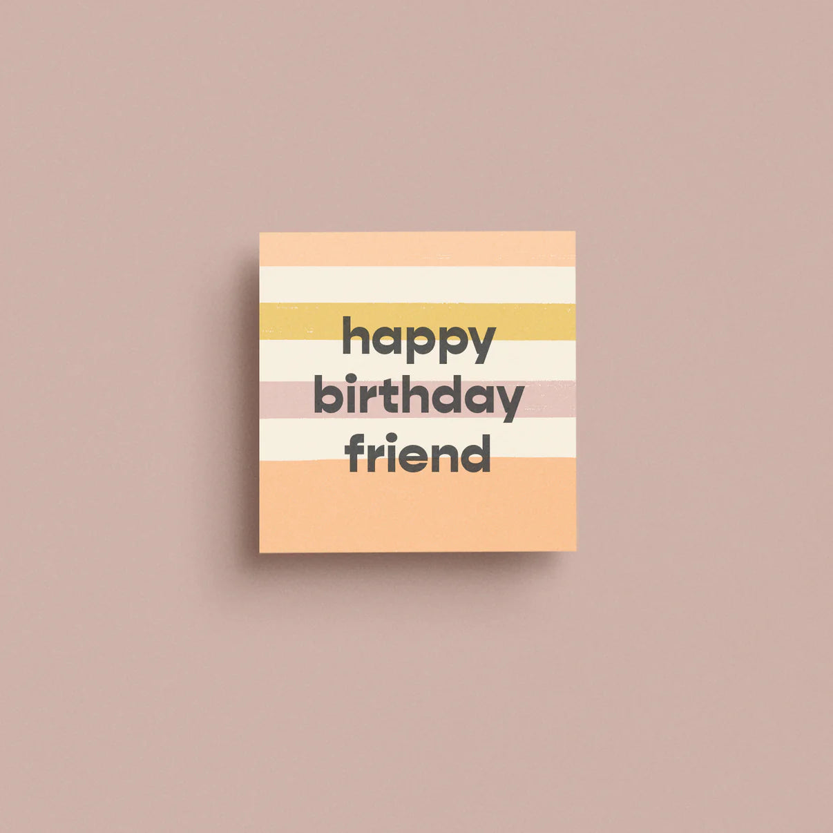 Happy Birthday Friend Mini Card