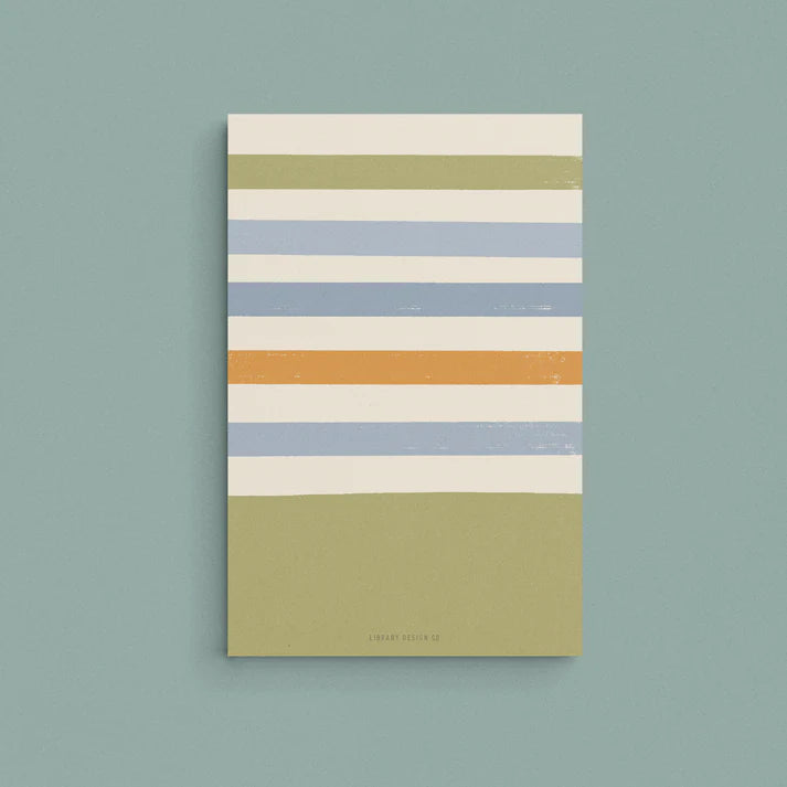 Striped Notepad – Freedom Floral