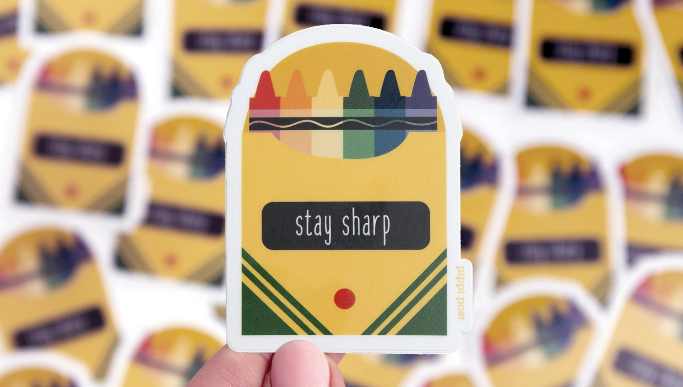 Stay Sharp Sticker