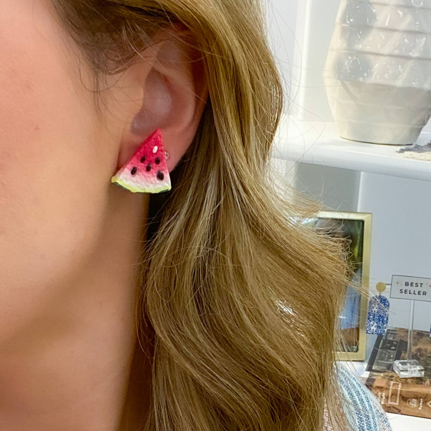 Watermelon Stud Earrings