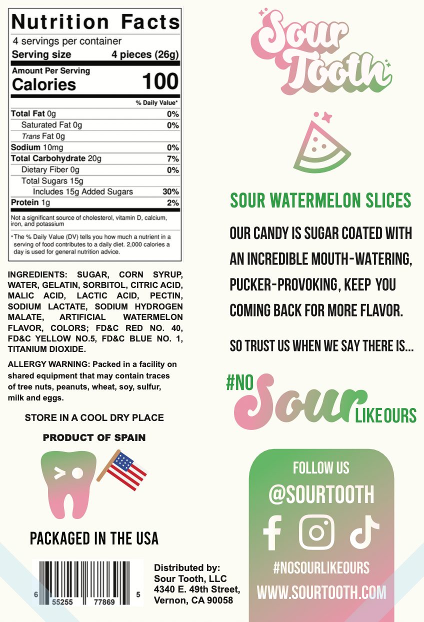 Sour Watermelon Slices