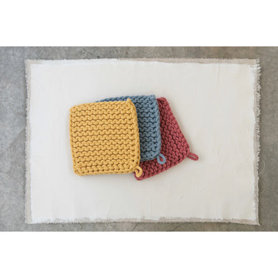 Cotton Crocheted Pot Holder