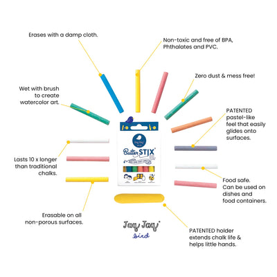 ButterStix - Dustless Chalk Colors