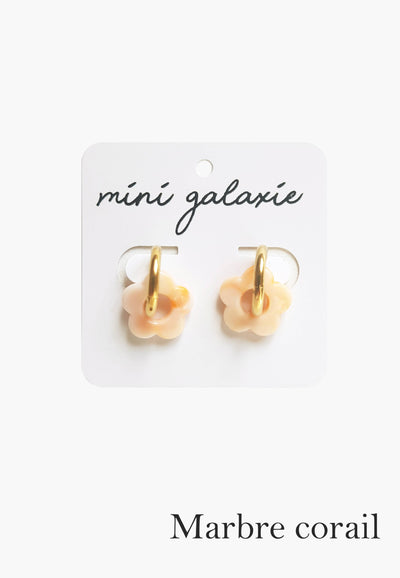 Mint Mini flower Earrings