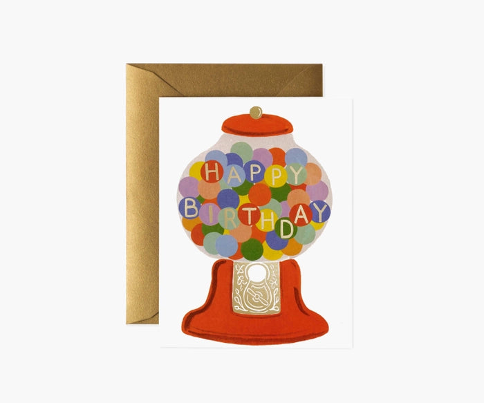 Gumball Birthday Card