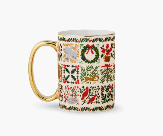 Rifle Paper Christmas Mugs