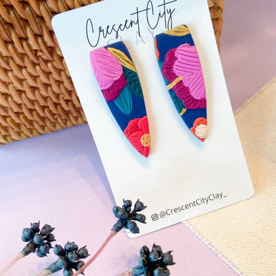 Dagger Earrings in Abstract